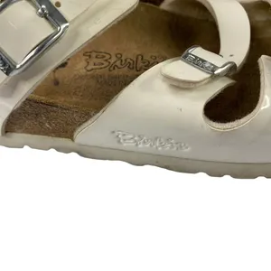 Birkenstock Birki's Sandals White three straps‎ with buckles EU 40 L9 M7 thumbnail 5