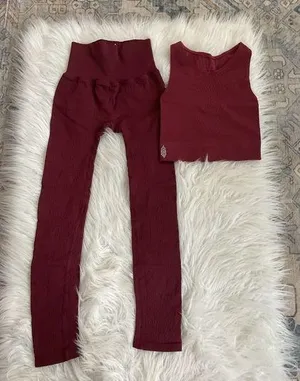 Free People SET WINE RED thumbnail 1
