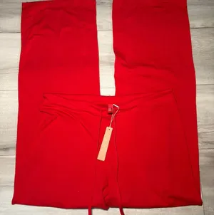 Skims cotton jersey straight leg pant thumbnail 2