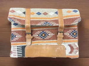 HopoFly Women’s Leather & Canvas Computer bag thumbnail 1