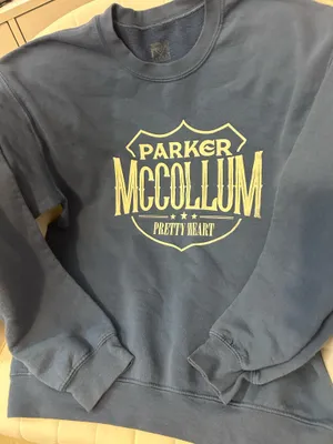 Parker McCollum Sweatshirt Blue Size M thumbnail 1