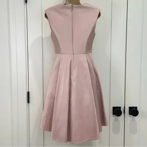 NWT Halston Heritage Cocktail Mini Dress 2 Pink Party Chic Feminine Wedding thumbnail 3