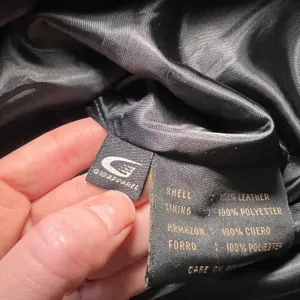 VTG 90s Siena Leather‎ Jacket Womens 12 Black Soft Leather Button Down Biker y2k thumbnail 8