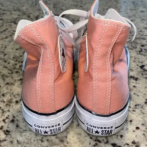 Converse Womens Chuck Taylor All Star Lift‎ Platform Sneakers Vintage Peach Sz 5 thumbnail 4