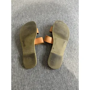 GAP Double Strap Slides Color Cognac Women's Sz 7 thumbnail 6