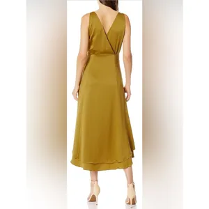 NWT French Connection Alessia Satin Wrap Dress 10 thumbnail 2