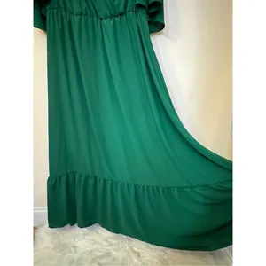 Eloquii Green Flutter Sleeve Midi Occasion Dress 14 thumbnail 4