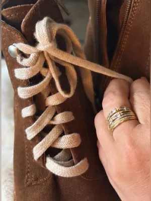Dolce Vita Brown Lace Up Combat Boots Leopard Lug Sole Size 7.5 NWOT thumbnail 6