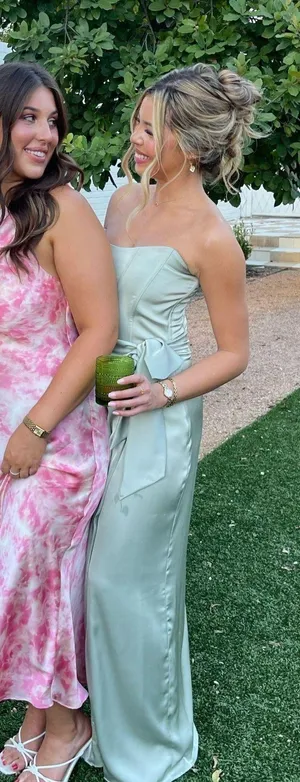 V. Chapman Anthropologie June Corset Slit Gown thumbnail 1
