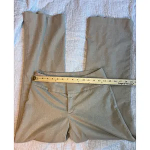 Banana Republic Harrison Tan Wool Blend Stretch Wide Leg Trousers Pants 4 362333 thumbnail 2