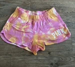 PINK Victoria’s Secret Varsity Tye Dye Shorts NWT thumbnail 1