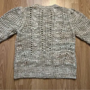 Matilda Jane Good Hart Wool‎ Blend Crochet Open Knit Sweater Women’s Size M Boho thumbnail 8