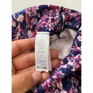 OFFLINE by Aerie Floral High Waisted Leggings Size XS thumbnail 2
