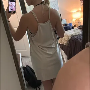Tan pocket dress thumbnail 2