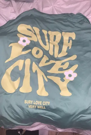 Cute Long Sleeve Surf Shirt Green thumbnail 1