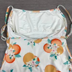 Kate Spade New York Cream Oranges Print One Piece Swimsuit Sz.M thumbnail 10