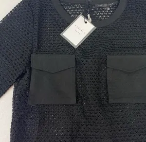 open Knit Crop Top thumbnail 2