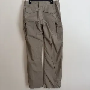 Tru Spec 24/7 Series Original Tactical Pants Khaki Tan Cargo Multi Pockets Sz 14 thumbnail 2