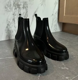 Platform Boots Black Size 8 thumbnail 5