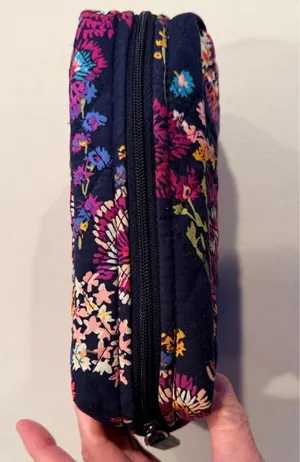 Vera Bradley | Midnight Wildflowers cosmetic case. thumbnail 4