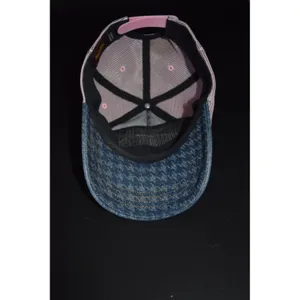 Von Dutch Trucker Hat Women OS Blue Pink Excellent Denim Mesh Y2K Snapback Cap thumbnail 7