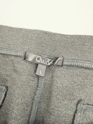 Quince Ultra-Stretch Ponte Straight Leg Pants Charcoal Grey Office thumbnail 11