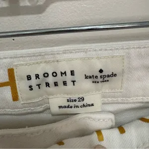Kate‎ Spade Broome Street White Slim Jeans Size 29 Ooh La La thumbnail 9