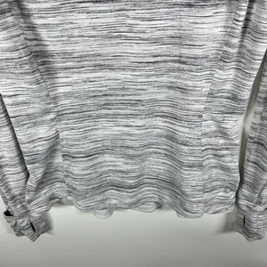 Lululemon Runderful Long Sleeve Space Dye‎ Camo White Silver Spoon 10 Athletic thumbnail 5