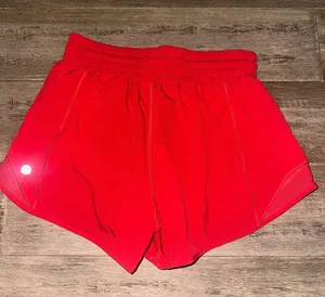 Lululemon Hotty Hot Shorts 2.5" Red High-Rise thumbnail 2