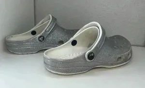 Crocs Classic Glitter II Clog Shoe 'Silver' Size Men's 4 /Women's 6 thumbnail 5