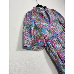 Sugarlips Women’s Floral Shift Dress With Split Neck Size XS thumbnail 12