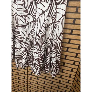 Coldwater Creek Brown And White Skirt‎ Size Medium Petite thumbnail 4