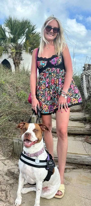 Floral Black Lace Mini Dress thumbnail 1