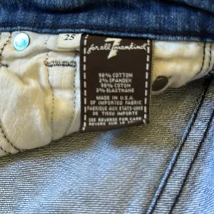 7 for all mankind Distressed Denim Shorts thumbnail 5