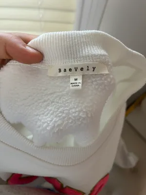 Boutique Howdy Cropped Sweatshirt White Size M thumbnail 2