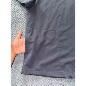 FIGS Women's Technical Collection Scrub Top Gray Short Sleeve V Neck Pocket Sz M thumbnail 3
