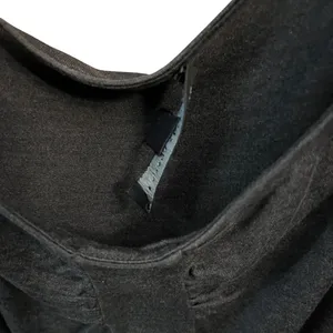 Banana Republic Silk Blouse Womens L Used Dark Gray thumbnail 12