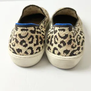Rothy's The Sneaker Camo Cat Leopard Print Slip On Shoes Size 7 thumbnail 4