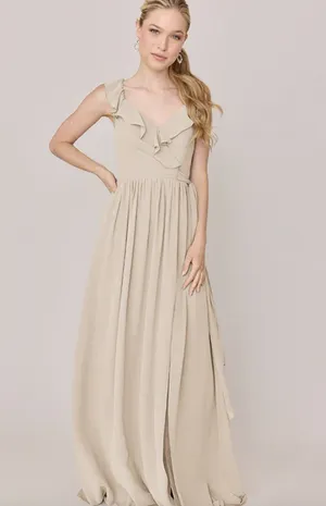 Revelry bridesmaids sand dress thumbnail 1