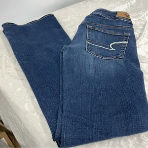 American Eagle 2 Jeans Womens super Stretch kick boot thumbnail 4