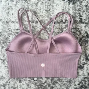 Lululemon Like a Cloud Ribbed Longline Bra *Light Support, B/C Cup thumbnail 2