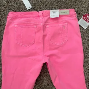 SLINK JEANS Curvy Ankle Jeggings in Hot Pink Size 16 NWT thumbnail 8