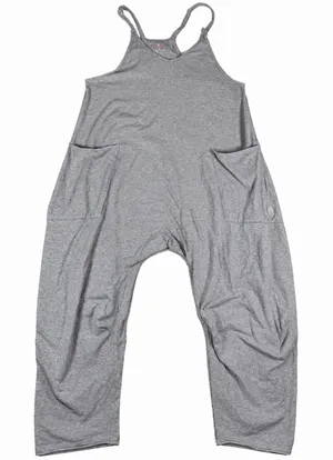 FP Movement Free People Hot Shot Jumpsuit Women's M Gray Harem Romper thumbnail 1