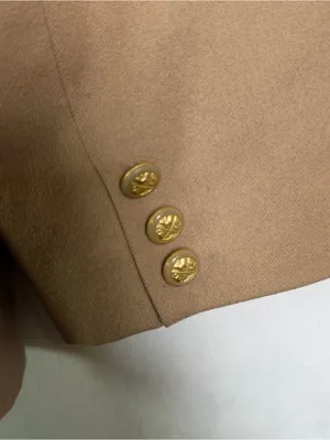 Pendleton Women’s Sz 10 Beige Wool Blazer Crest Buttons Old Money USA Vintage thumbnail 8