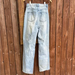 Pacsun Distressed Thrashed 90’s Boyfriend Straight Leg Jean thumbnail 5