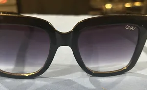 Quay Australia Black Gradient Sunglasses Icey thumbnail 1