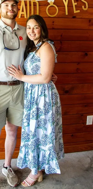 Blue dress Size M thumbnail 1