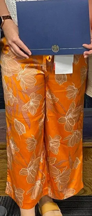 Joie satin wide leg pants thumbnail 1