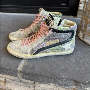 Golden Goose Slide Multicolor High-Top Sneakers thumbnail 2