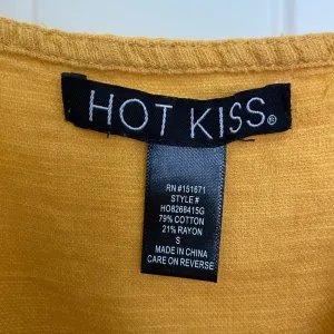 Hot Kiss women’s yellow cinched waist jumpsuit‎ — small thumbnail 4